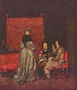 Gerard ter Borch the Younger Paternal Admonition France oil painting artist